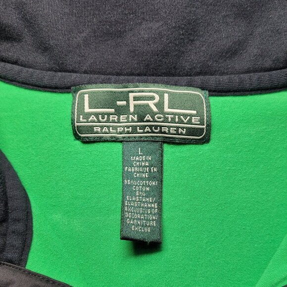 Lauren Ralph Lauren Womens Polo Active Quarter-Zip Shirt Golf Tennis Large - Picture 4 of 10